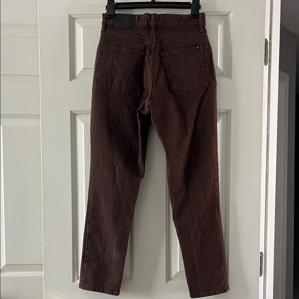 Everlane The Original Cheeky Jean Organic Cotton Size 26 Straight Leg Ankle Crop - Picture 5 of 8